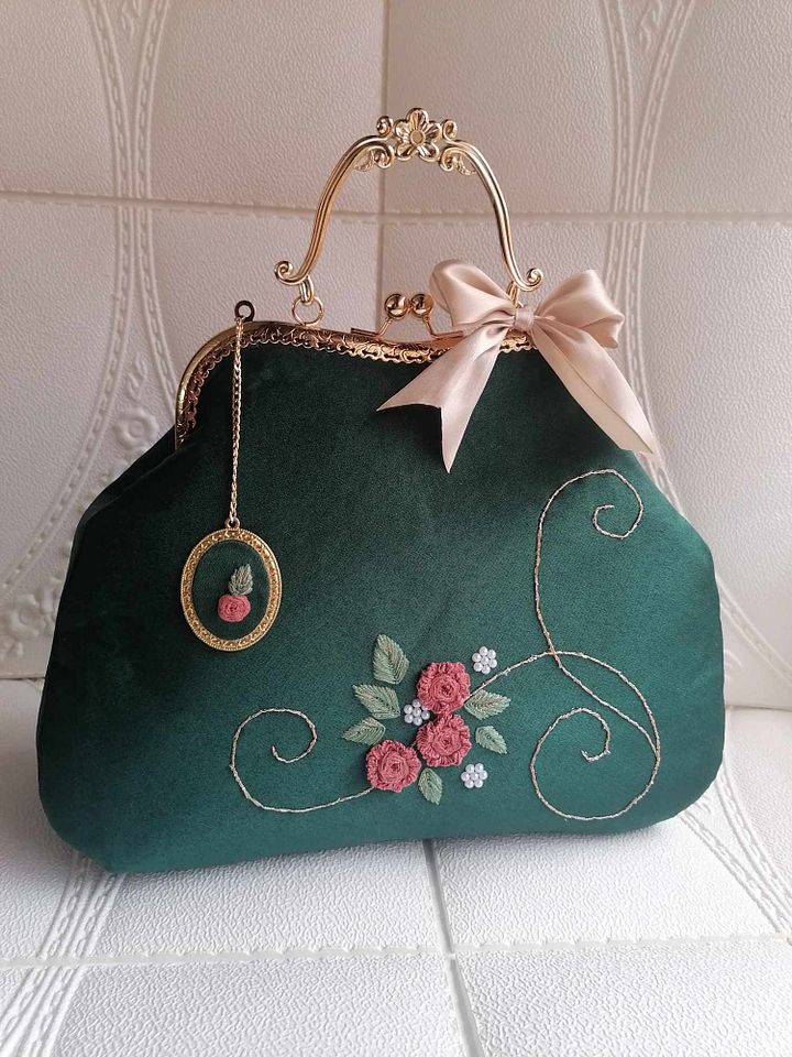 Vintage green handbag #1 product image (2)