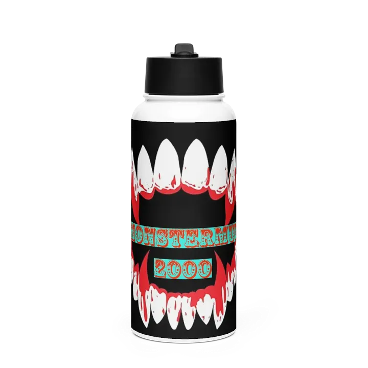 MONSTERMUNCH WATER BOTTLE WITH STRAW LID product image (1)