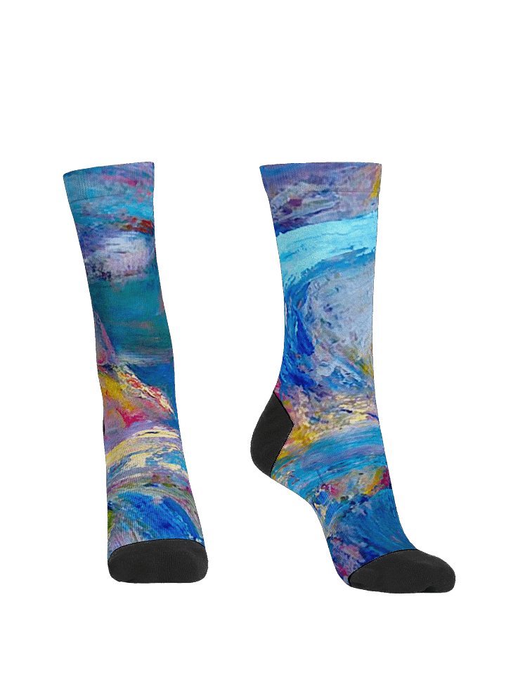 Abstract 1997 EcoArt Crew Socks product image (2)