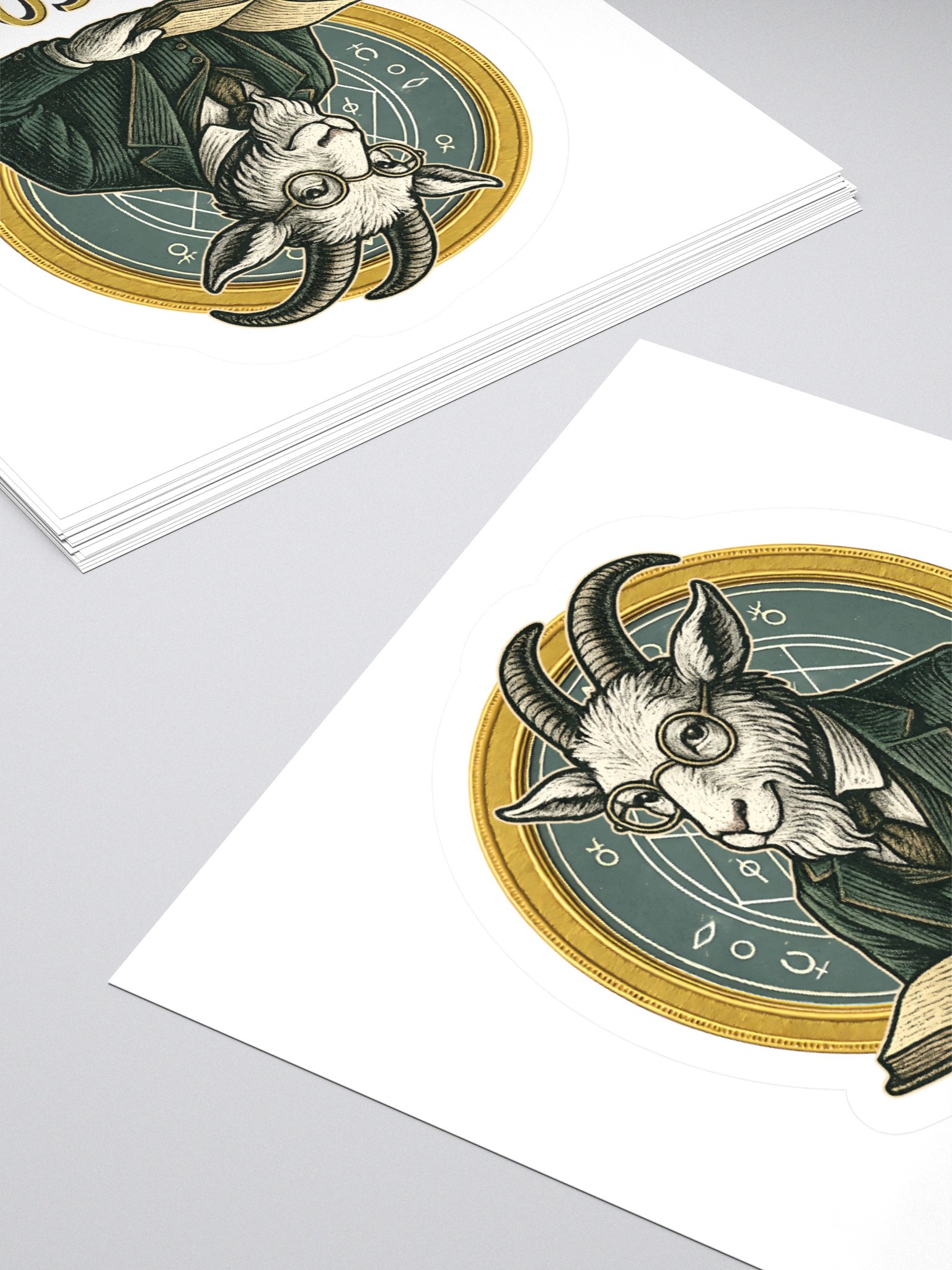 Dr. Dillamond "The GOAT" Broadway Stickers – Kiss-Cut Vinyl Decals product image (10)