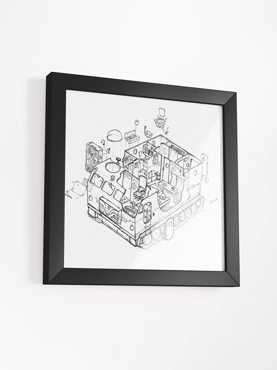 Kharkovchanka Lineart Framed Print product image (12)