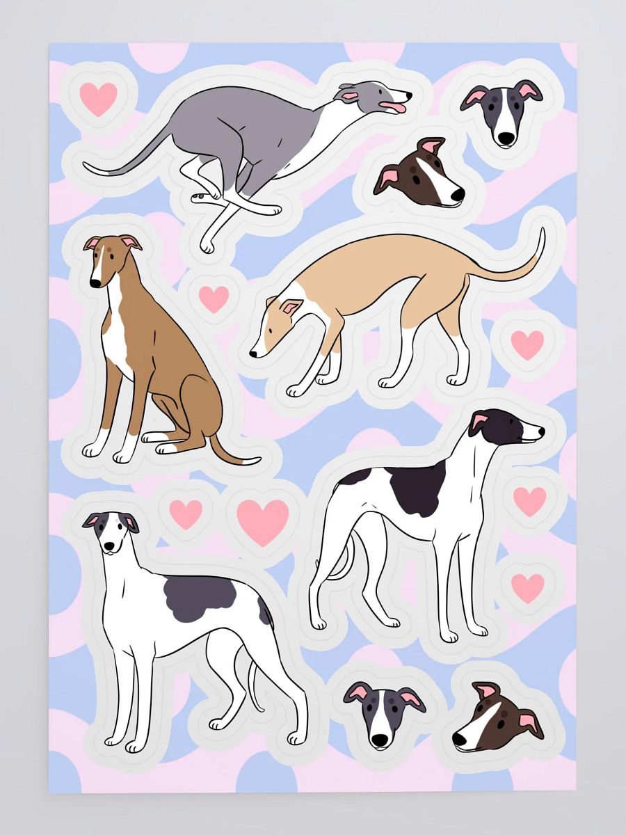 Graceful Greyhound Sticker Collection product image (4)