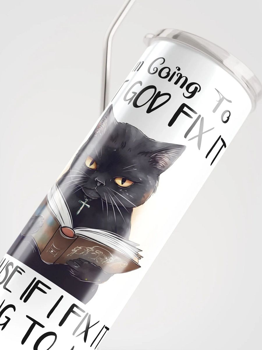 Divine Feline Stainless Steel Tumbler product image (6)