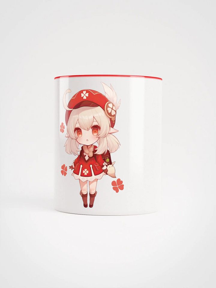 Klee Genshin Impact Ceramic Mug – Red Handle & Interior product image (1)