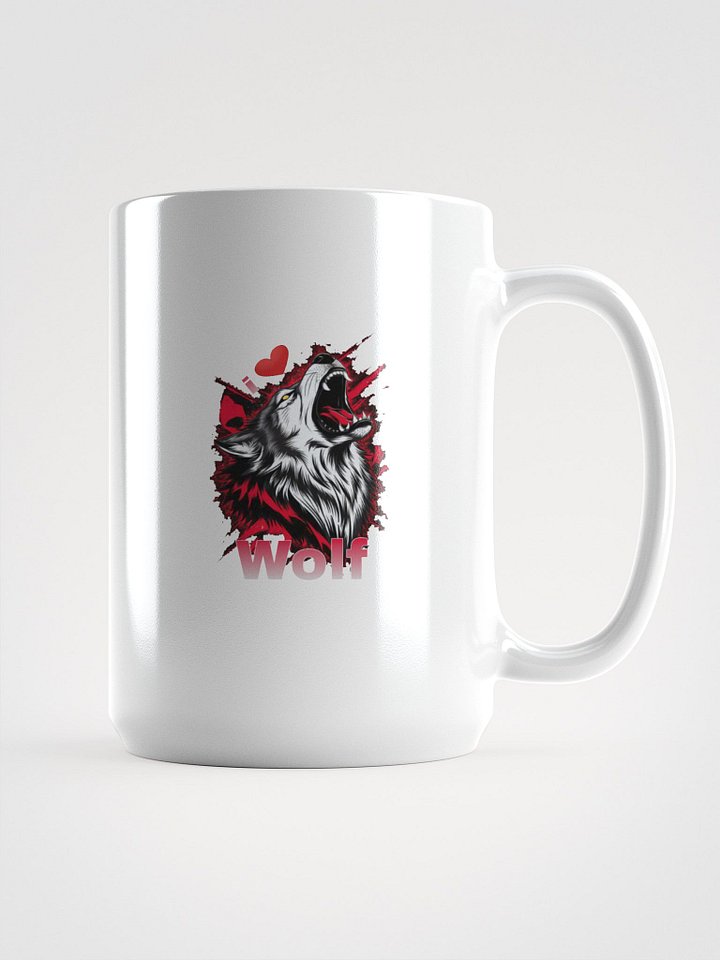 Dynamic Wolf Howl Mug product image (2)