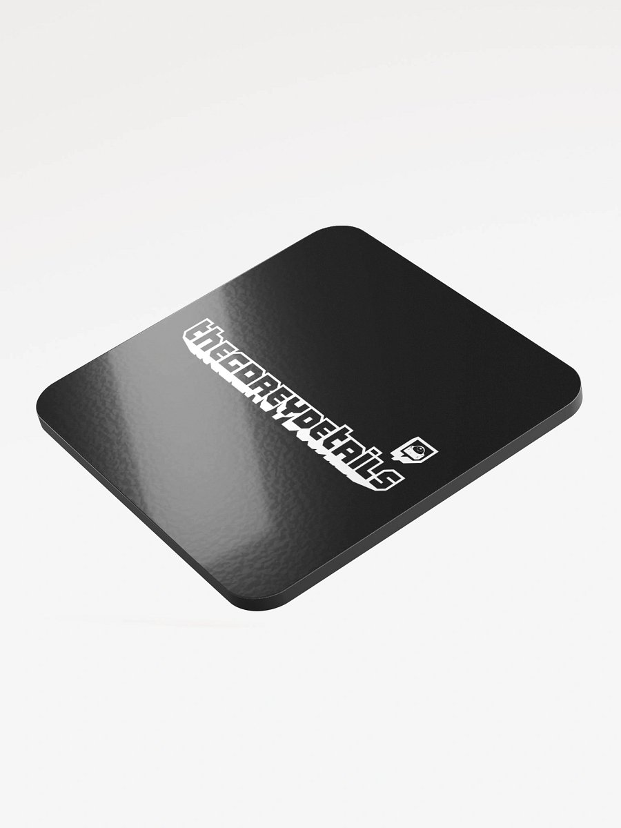 TTV White - Glossed Cork Coaster product image (3)