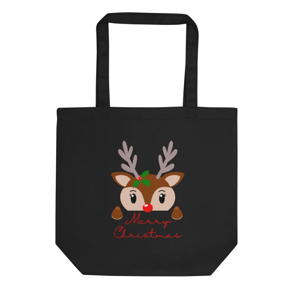 Merry Christmas Reindeer Eco Tote product image (2)