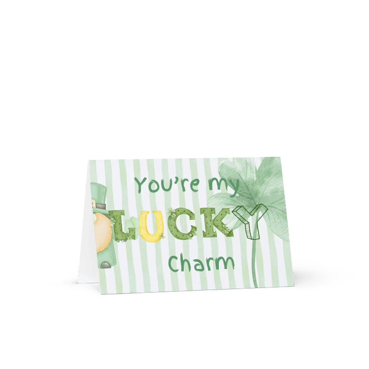 St Patrick's Day Card You're My Lucky Charm product image (2)