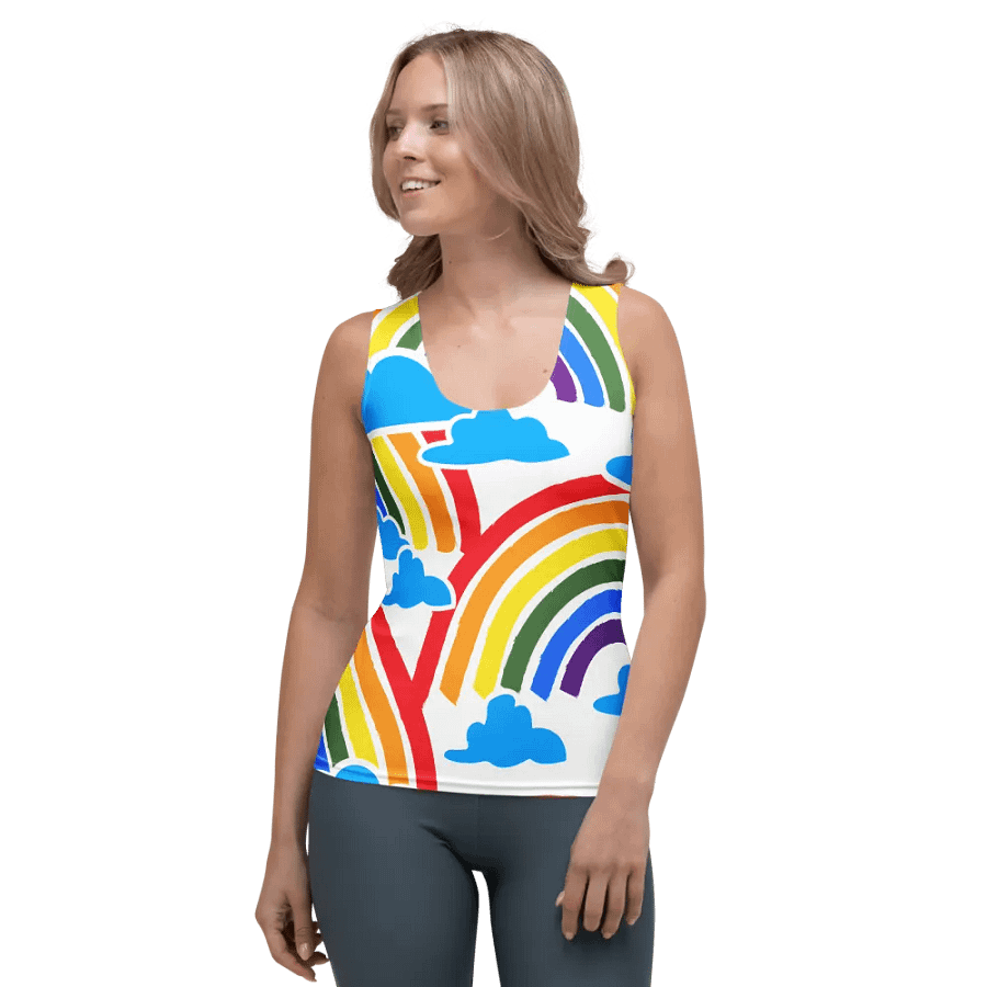 Rainbow Dreams All-Over Print Women's Tank Top product image (1)