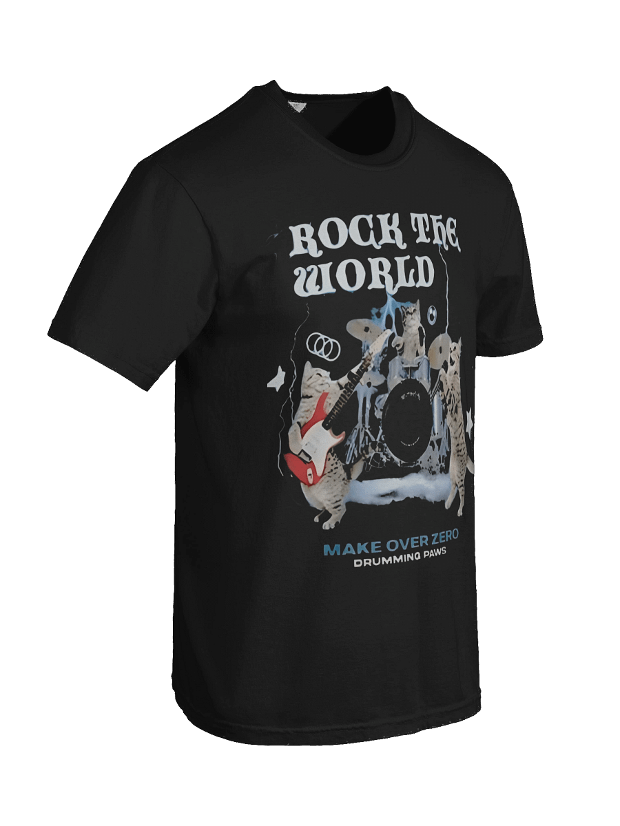 Rock Cat Digital Oversized Fit Short Sleeve T-Shirt product image (5)