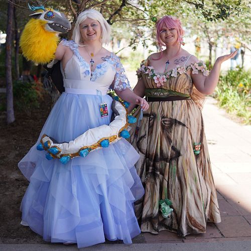 The main event cosplays for us!! We spent months on these- The two locations you find the Master Sword in #BreathOfTheWild an...