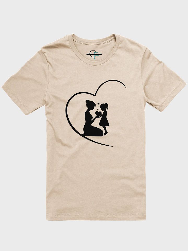 Mother & Daughter Silhouette Tee | Bella+Canvas Unisex Shirt | Limited Mother’s Day Edition product image (1)