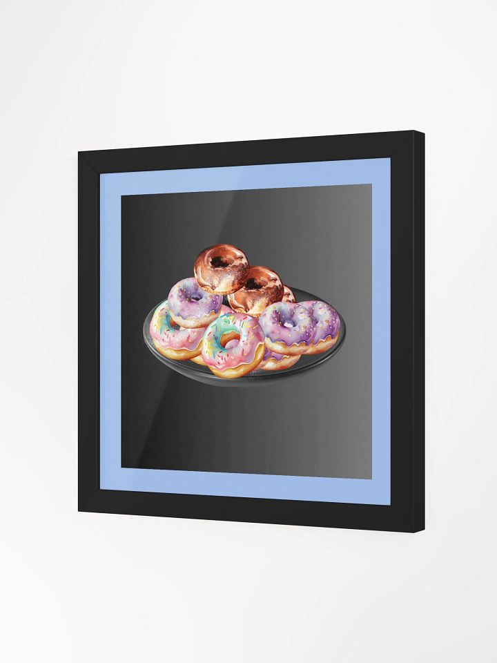 Gourmet Donut Delight Framed Poster product image (4)