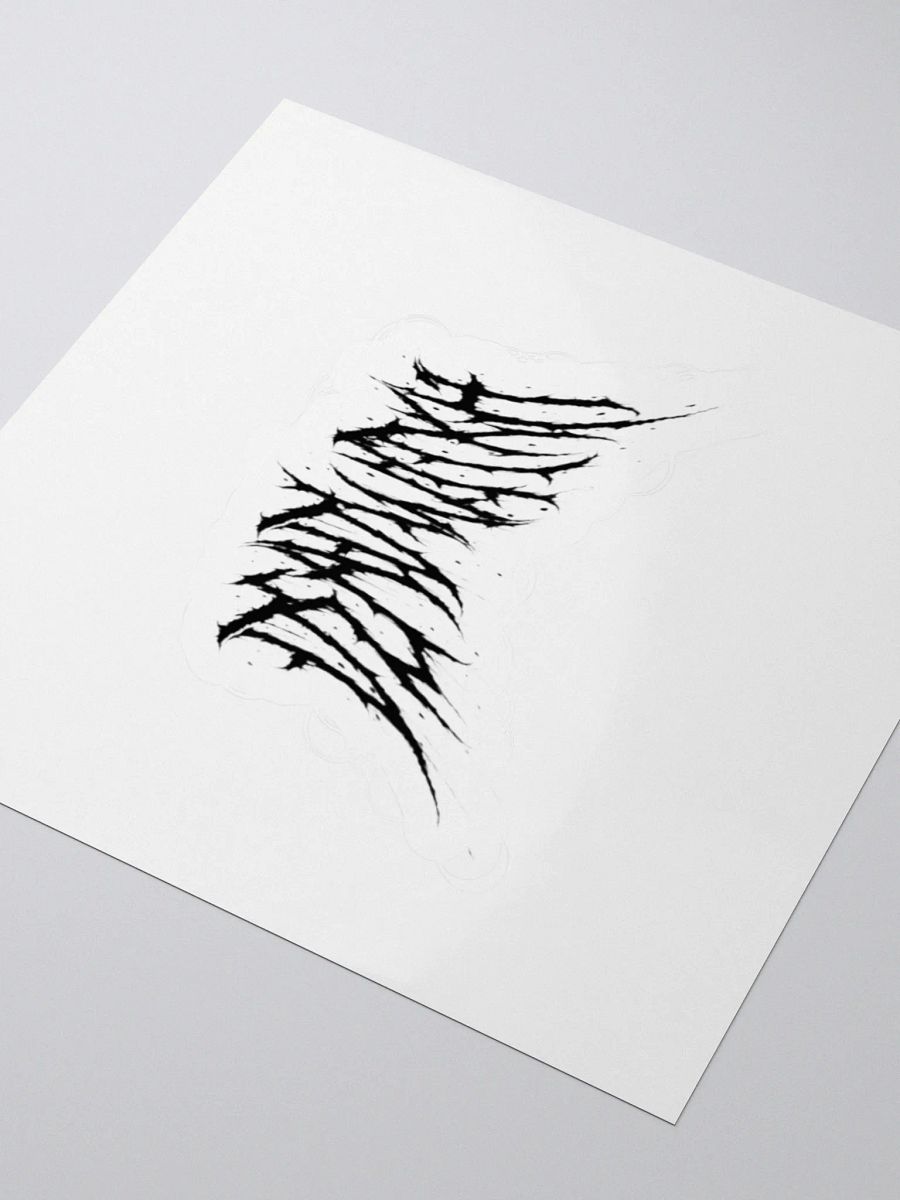 Classic Black Logo Kiss-Cut Stickers product image (10)