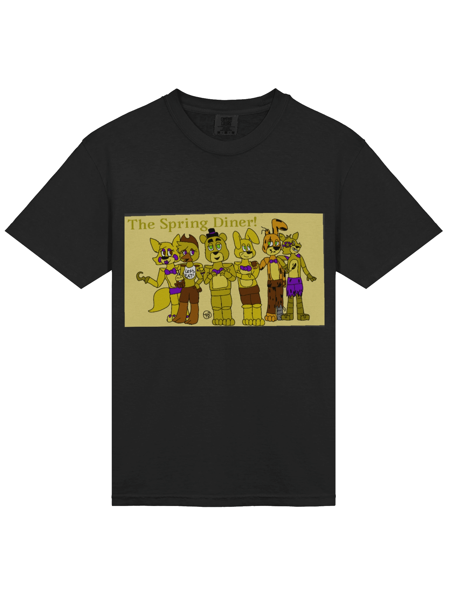 Spring Diner CREW T-Shirt! Vintage background version! product image (3)