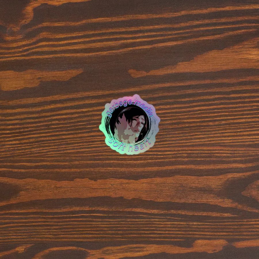 Garbage Media Soft Heart Holographic Sticker product image (5)