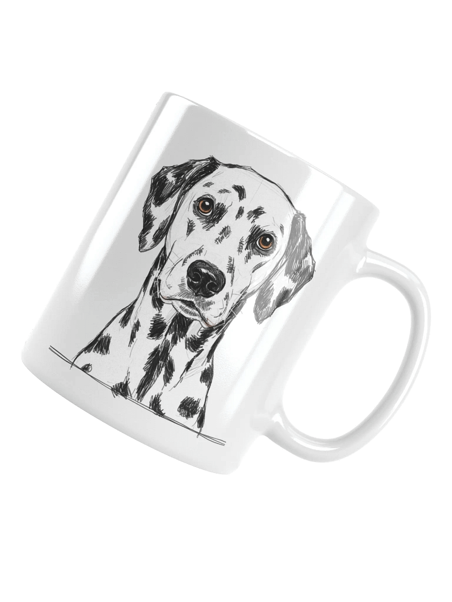 Dalmatian Sketch-y Art Chic Small Ceramic Mug product image (1)