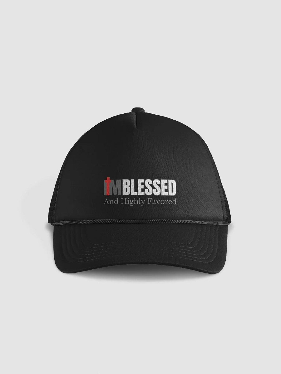 BLESSED And Highly Favored Trucker Hat product image (1)