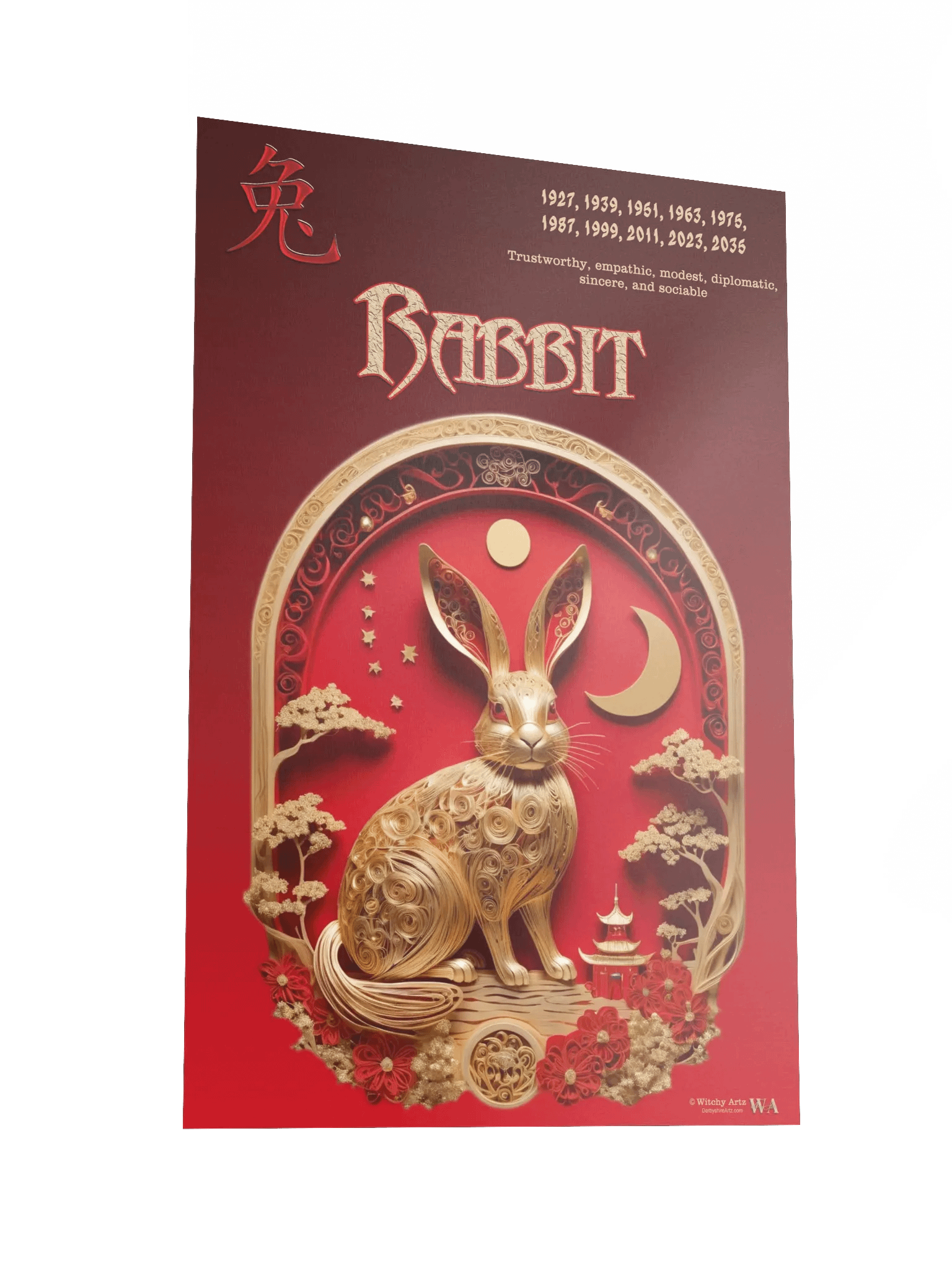 Chinese Zodiac Poster - RABBIT product image (5)