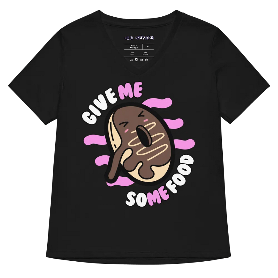 Hangry Doughnut Women's V-Neck Tee product image (5)