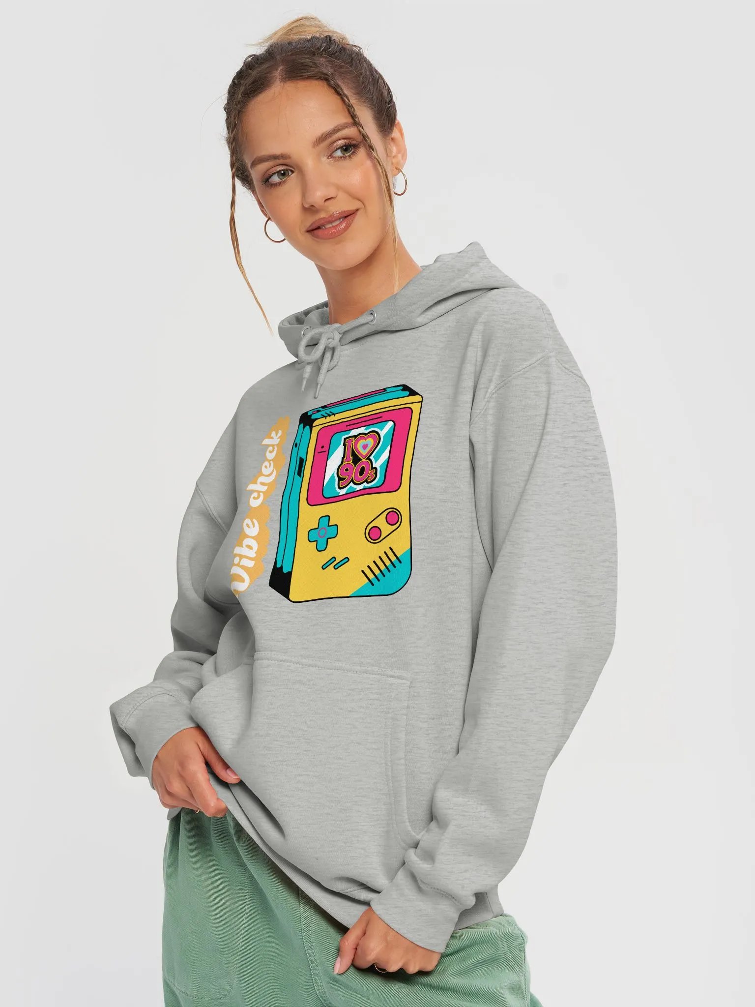 Retro 90s Gaming Vibe Hoodie product image (11)