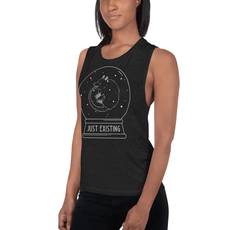 Just Existing flowy tank top product image (3)