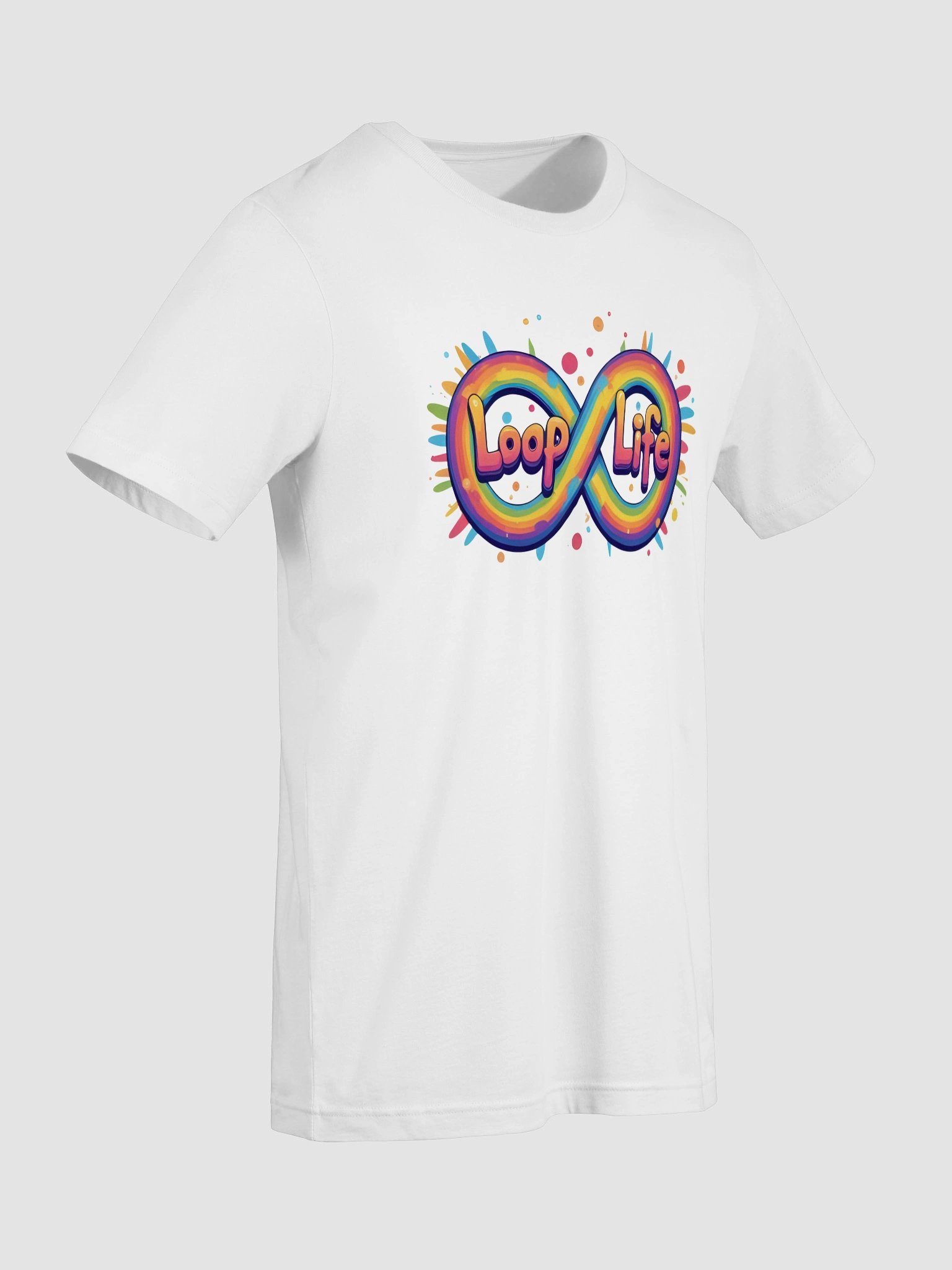 Loop Life T-Shirt | Colorful Infinity Symbol Streetwear product image (17)