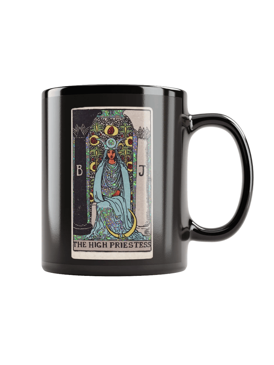 The High Priestess Holo Card Mug product image (1)