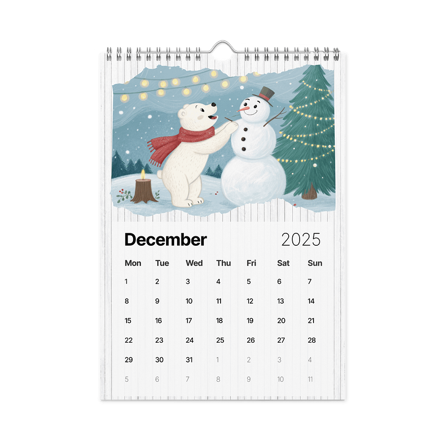 ADORABLE ANIMALS WALL CALENDAR 2026 product image (4)