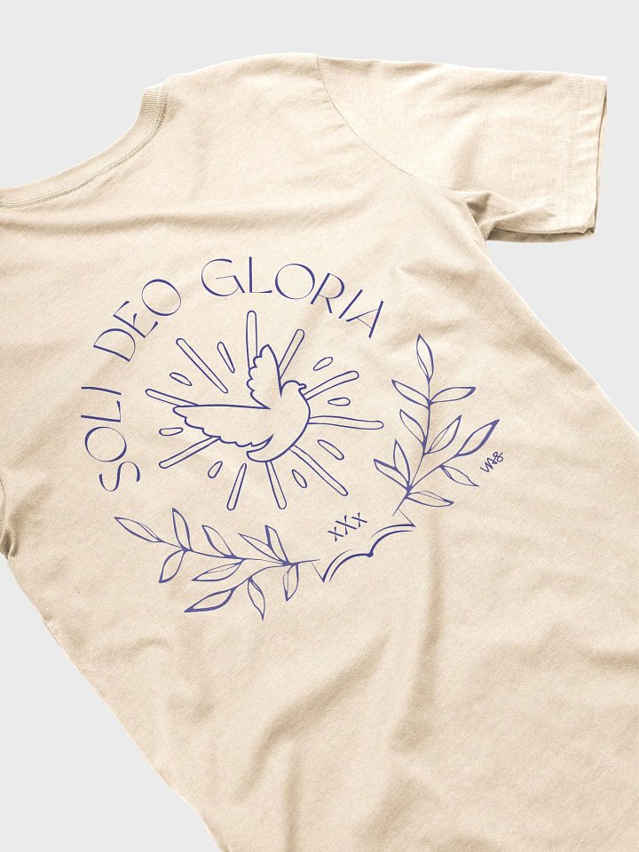 Soli Deo Gloria [Indigo] (Bella+Canvas Supersoft T-Shirt) product image (36)