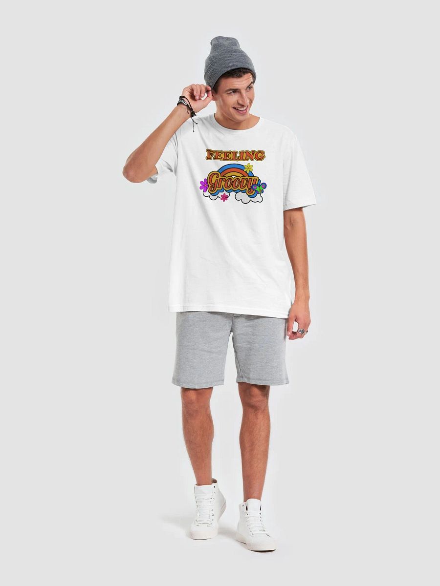 Groovy Vibes Rainbow Unisex T-Shirt product image (29)
