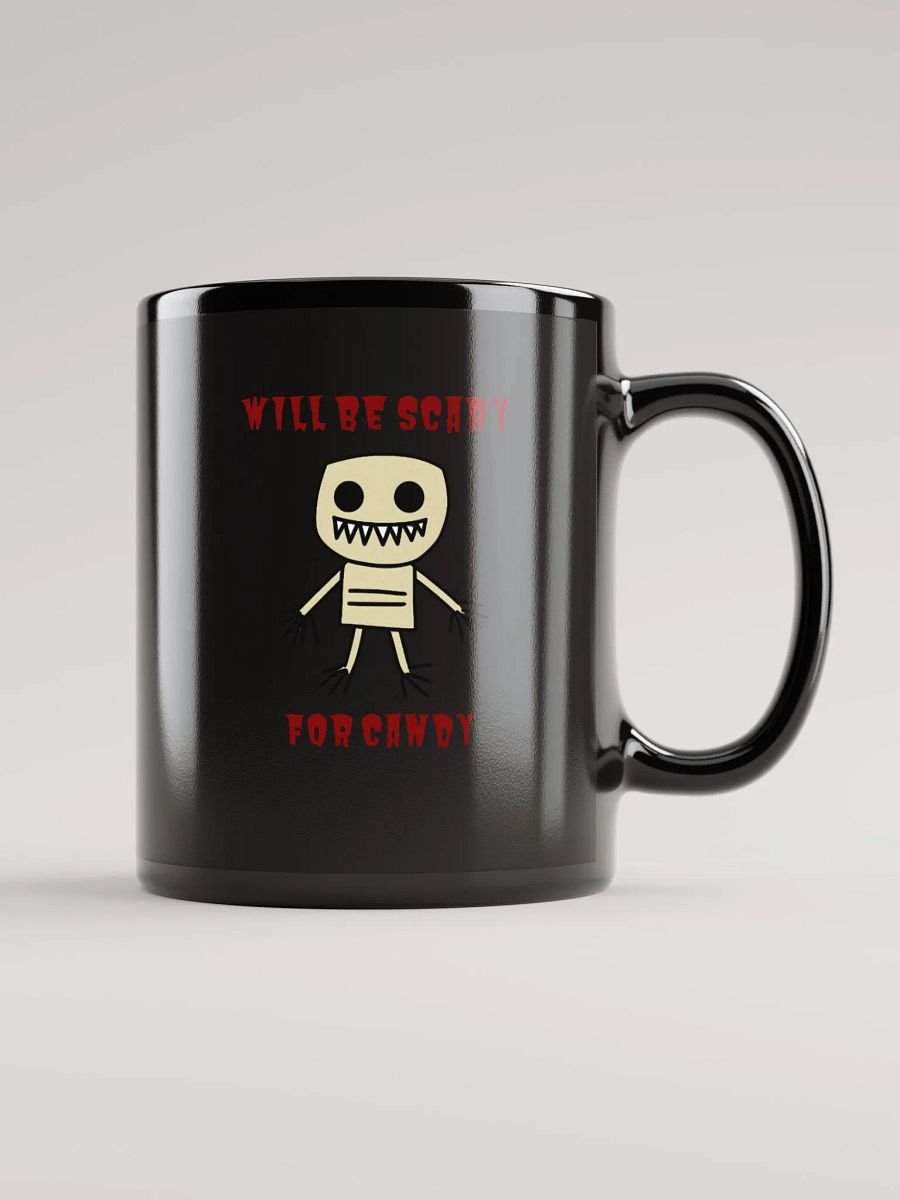 Skeletal Smiles Black Glossy Mug product image (1)