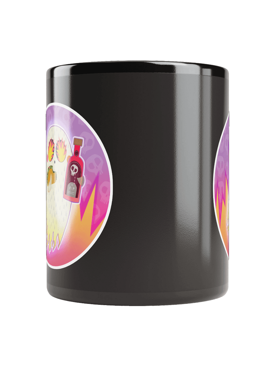 Pastel Little Ghost Hot Sauce - Black Ceramic Mug product image (9)