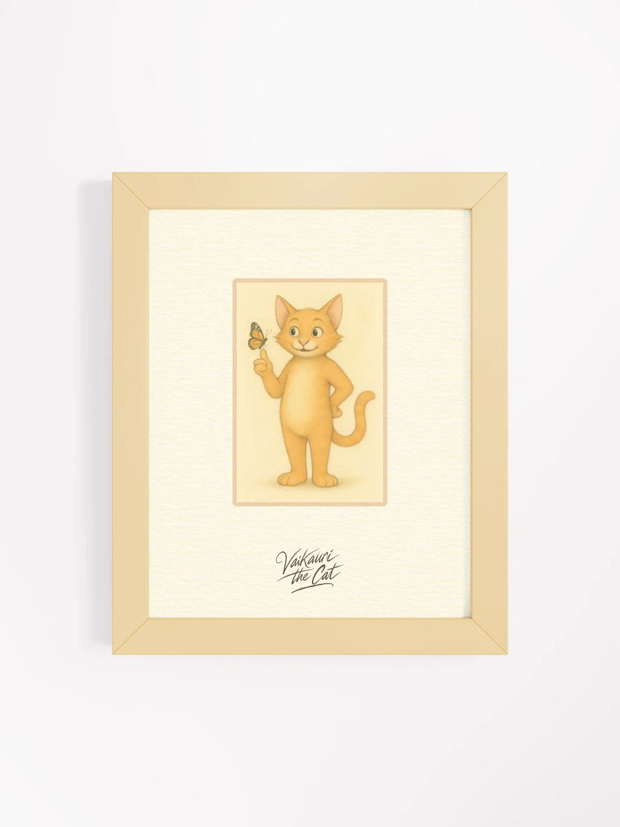 Vaikauri the Cat Framed Artprint product image (7)