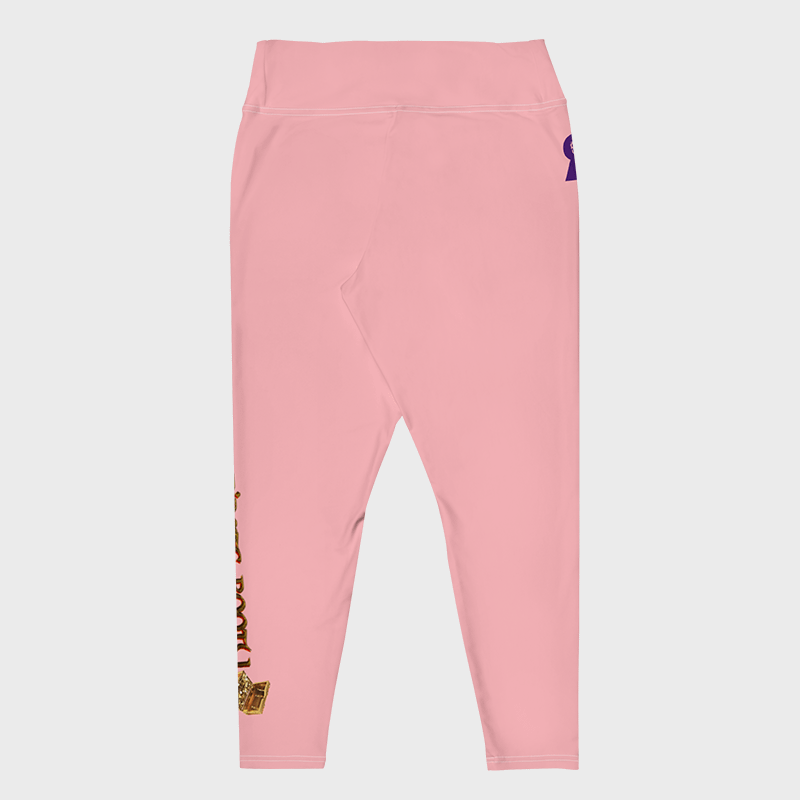 Pink All-Over Print Plus Size Leggings product image (2)
