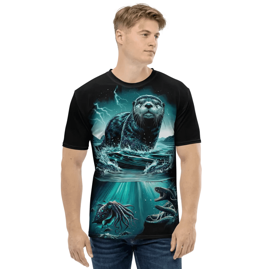 All over print Otter world T-shirt product image (3)