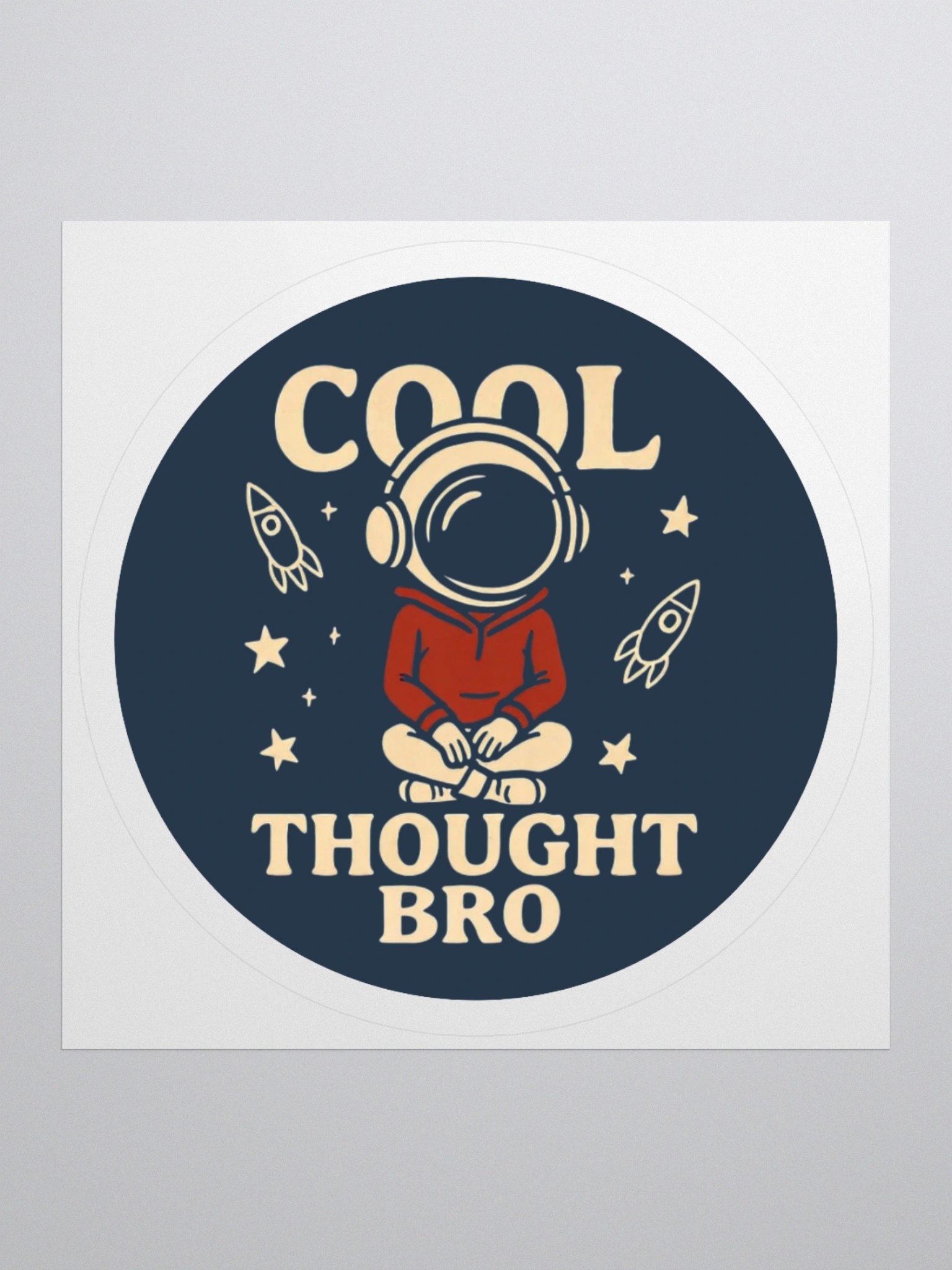 Cool Thought Bro Sticker product image (2)