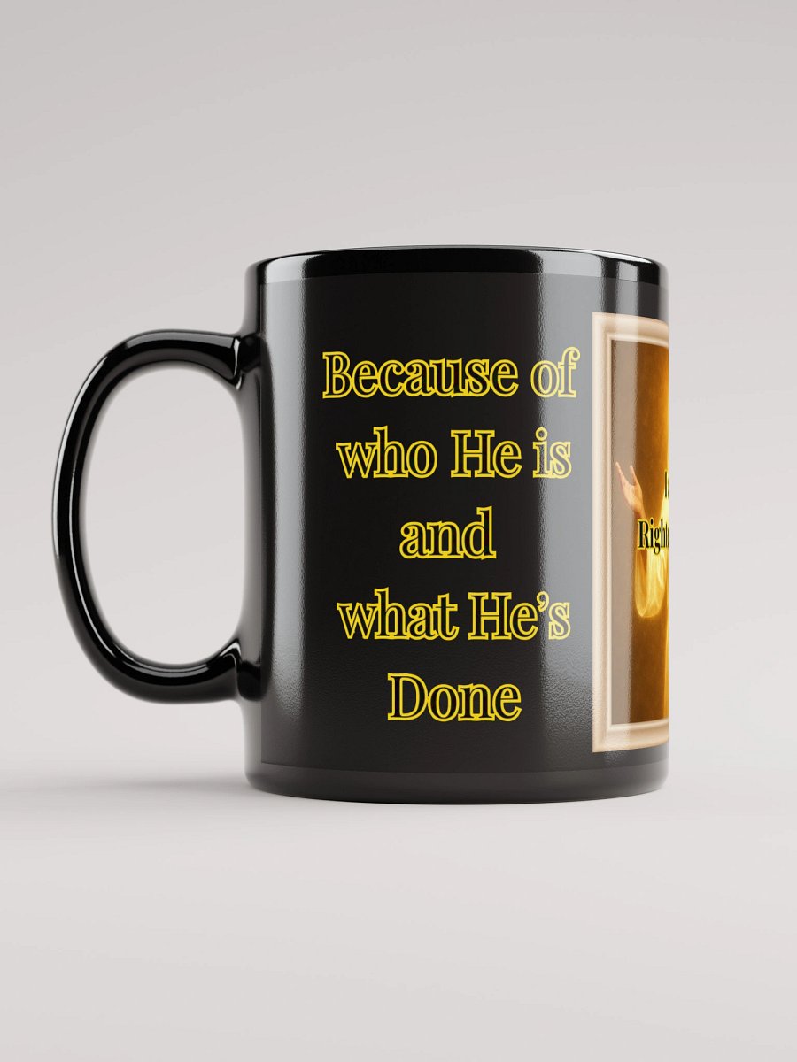 I am the Righteousness of God (Female) Glossy Black Mug product image (6)