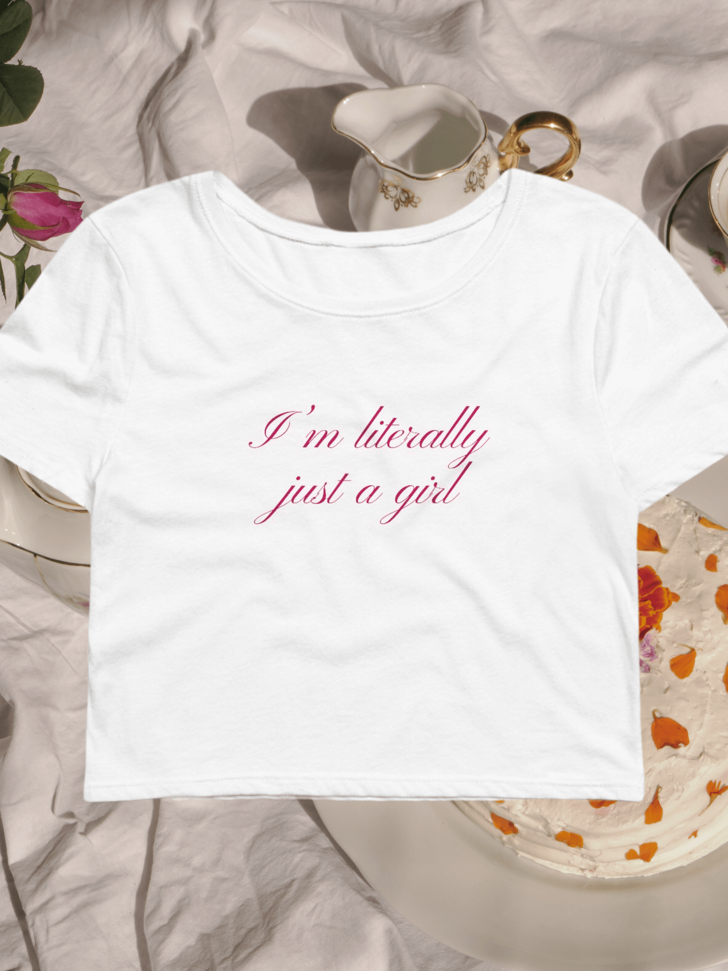 Just a Girl Baby Tee product image (1)