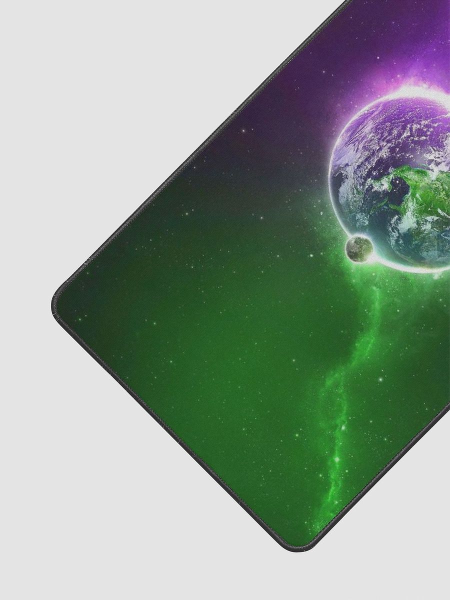 Green&Purple Space Gaming Mouse Pad XXL product image (3)