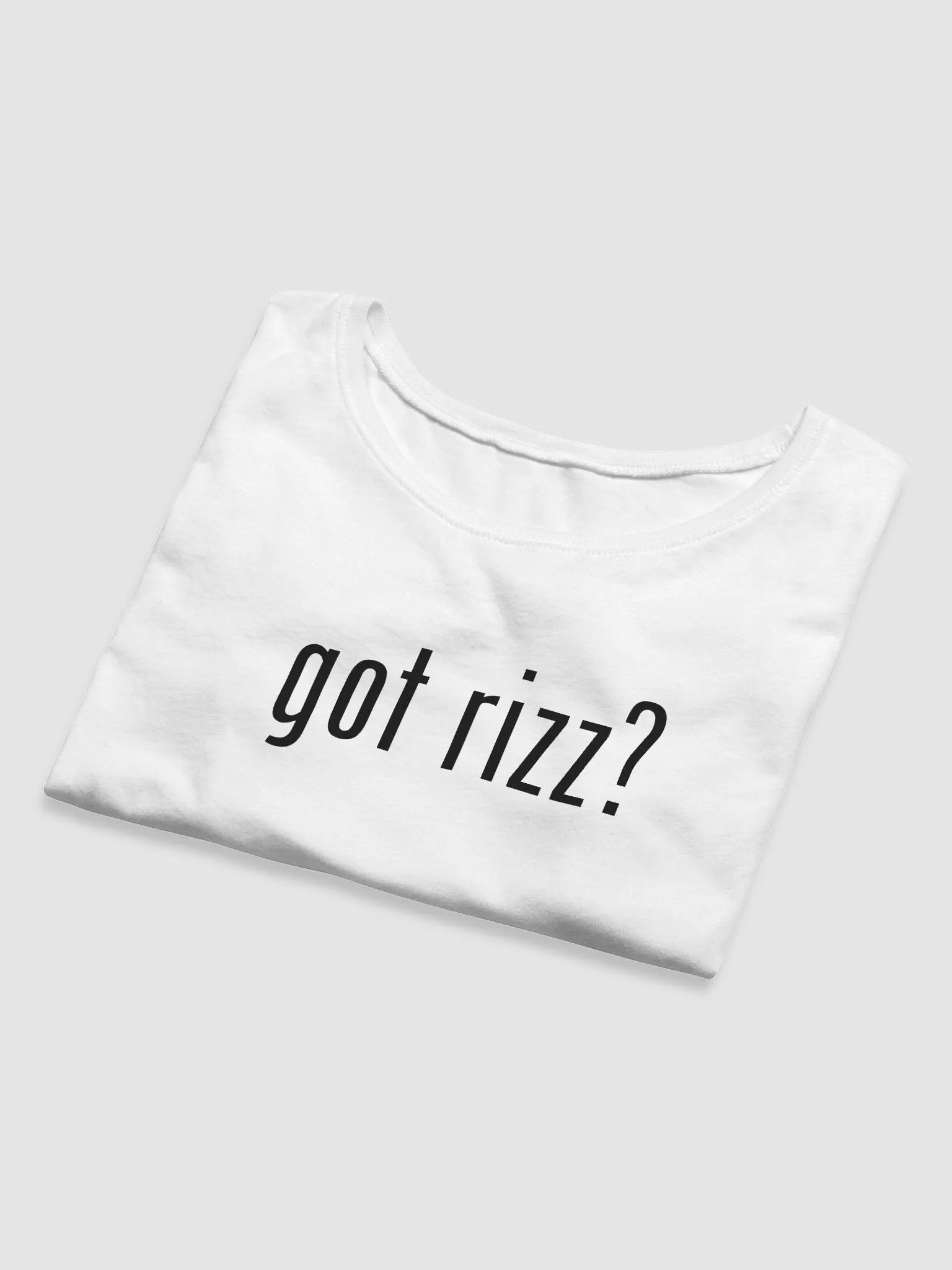 got rizz? Canvas Women's Crop Baby Tee product image (8)