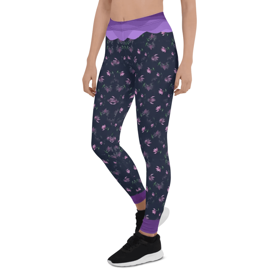 Lavender Floral Whisper Leggings product image (4)