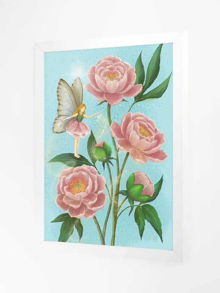 Framed Art Print - Peony Fairy Magic product image (2)