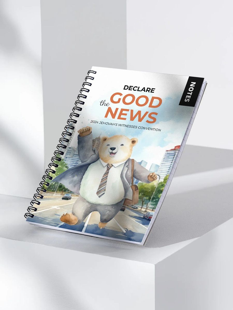 'Declare the Good News' 2024 Jehovah's Witnesses Convention Spiral Notebook: Eager Bear Publisher product image (3)