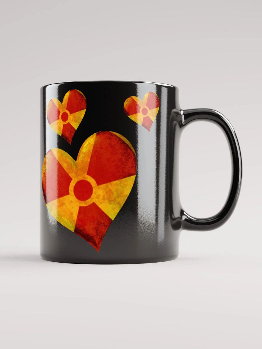 50 Rad Hearts Mug - Red on Black product image (6)