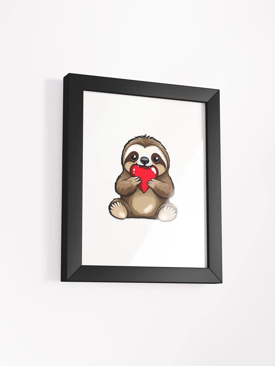 Sloth with a Heart Poster product image (12)
