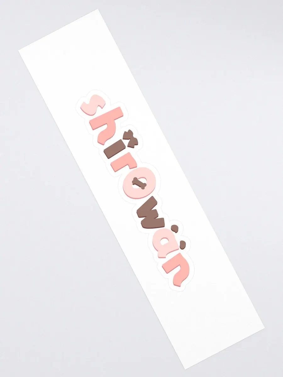 big ahh logo sticker product image (2)