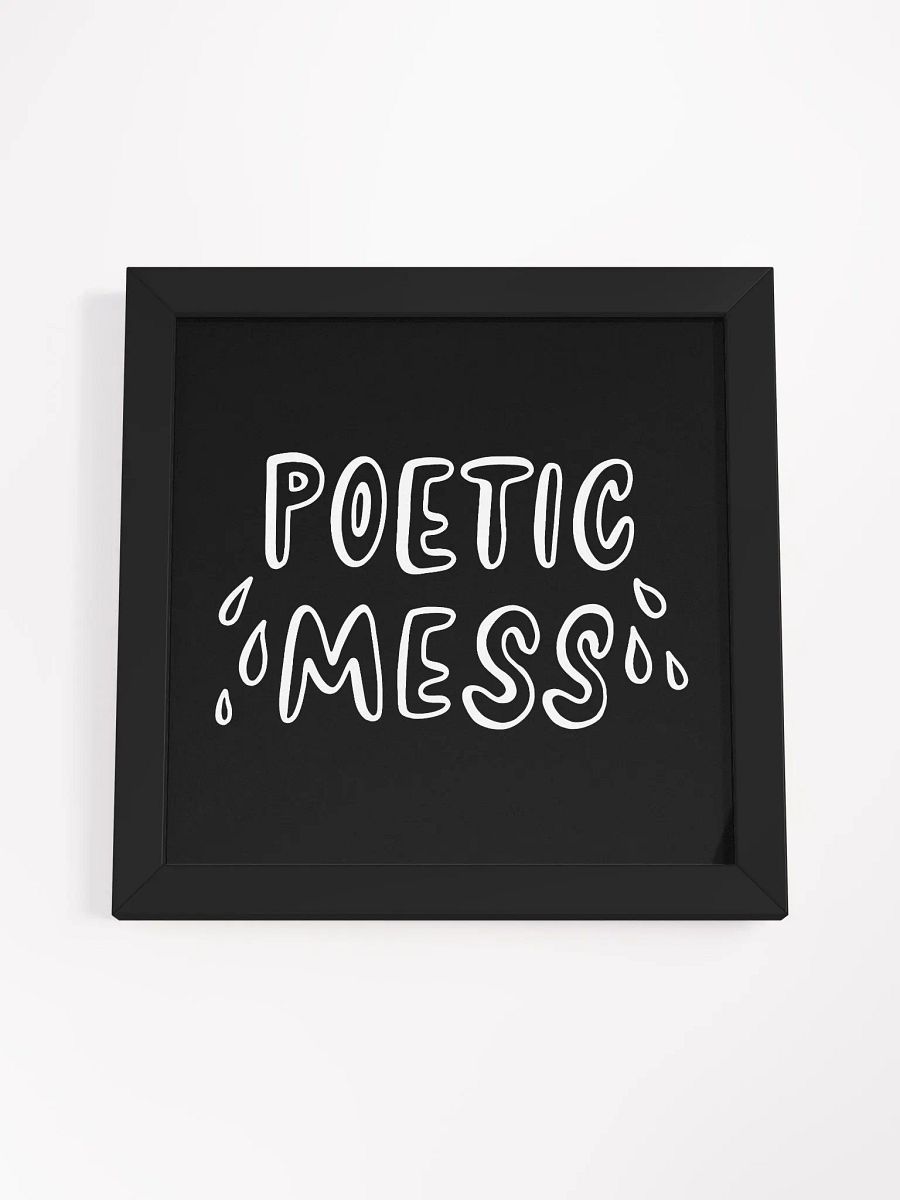Poetic Mess Framed Art Print product image (58)