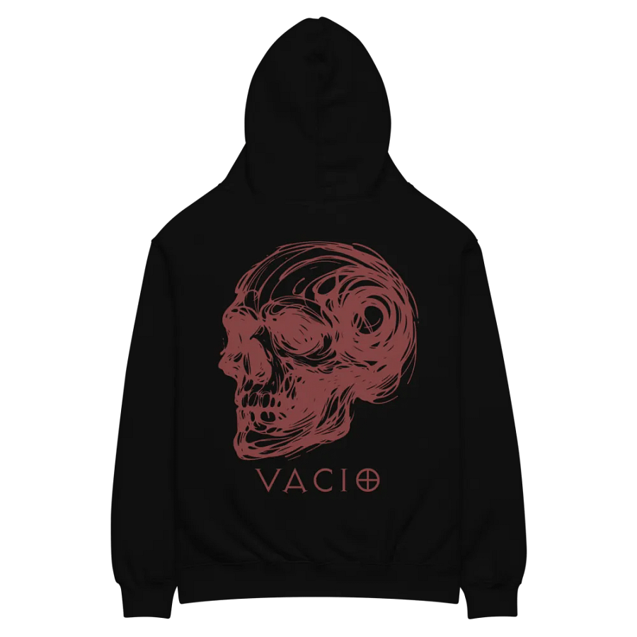 VACIO Skull Swirl Premium Relaxed Fit Hoodie (RED) product image (8)