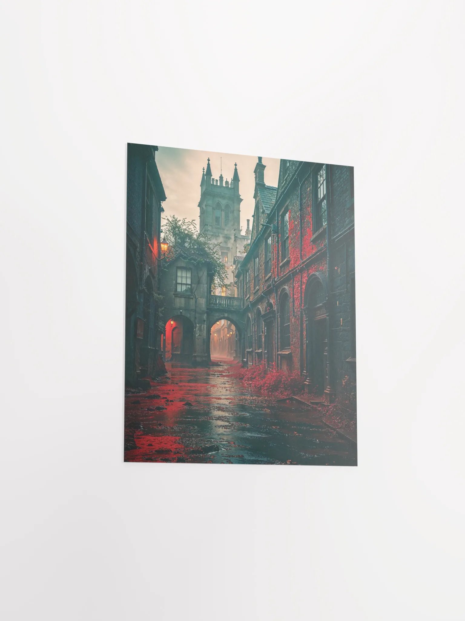 Gothic Crimson Passage Matte Poster product image (24)